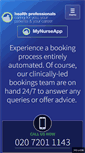 Mobile Screenshot of healthprofessionals.co.uk